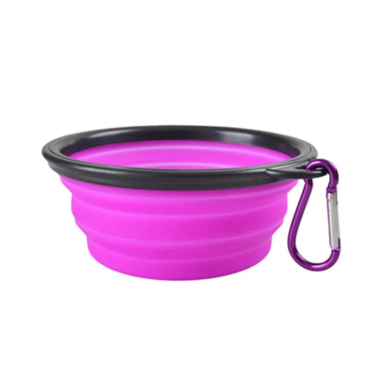 El Cuenco Plegable del Viajero — Bol de Silicona Portátil para Perros y Gatos