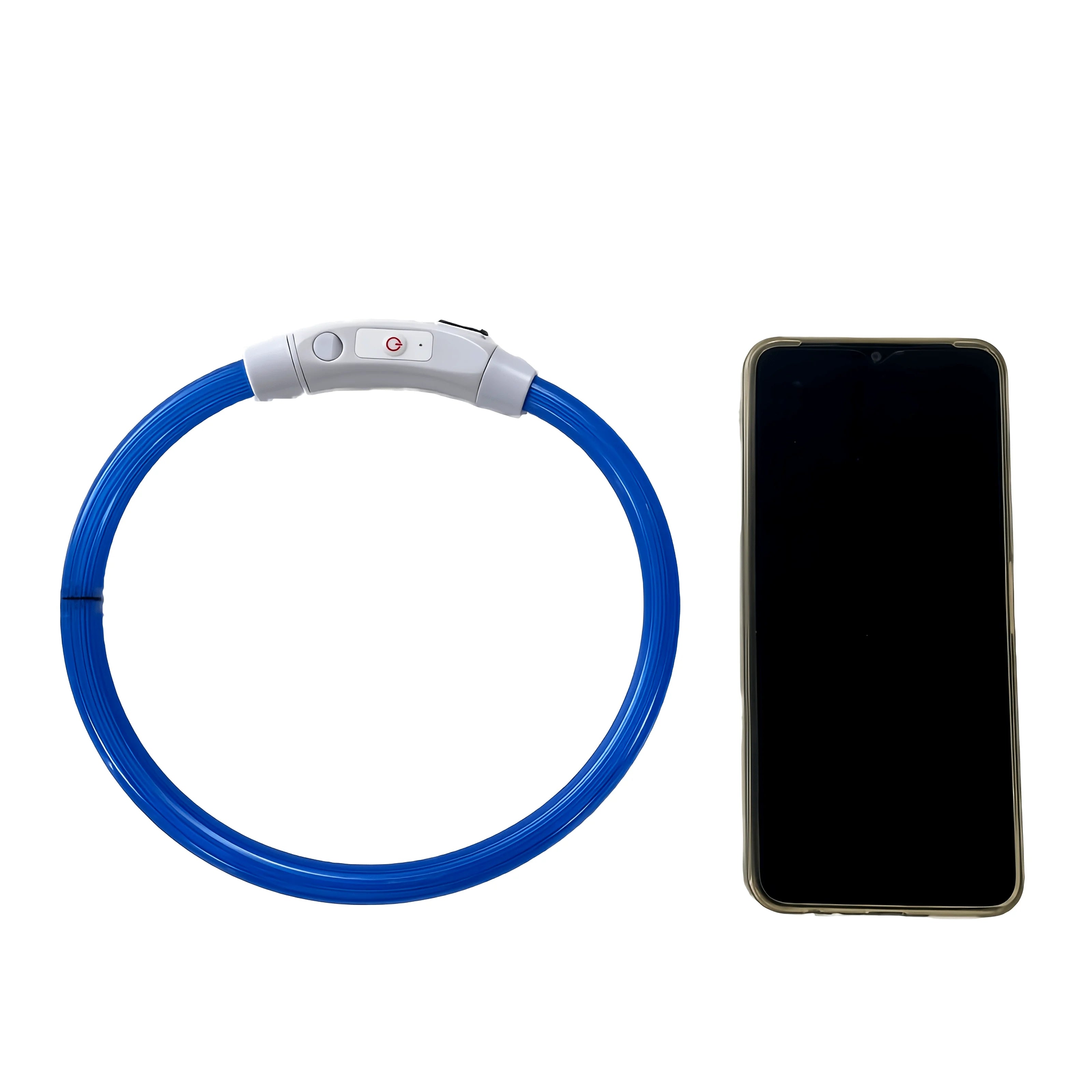 El Collar de Luz del Reino — Collar LED Luminoso Recargable para Perros