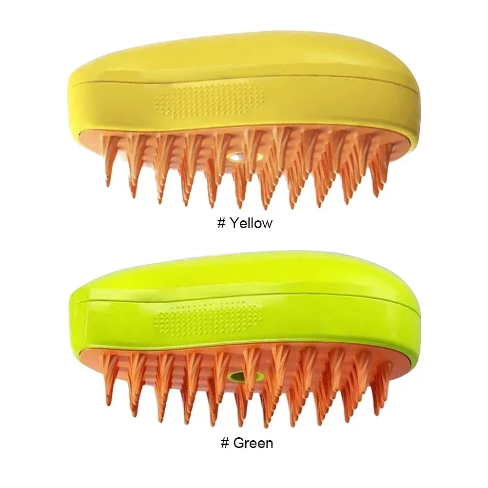 El Cepillo Vapor del Reino — Cepillo Vaporizador 3 en 1 para Perros y Gatos