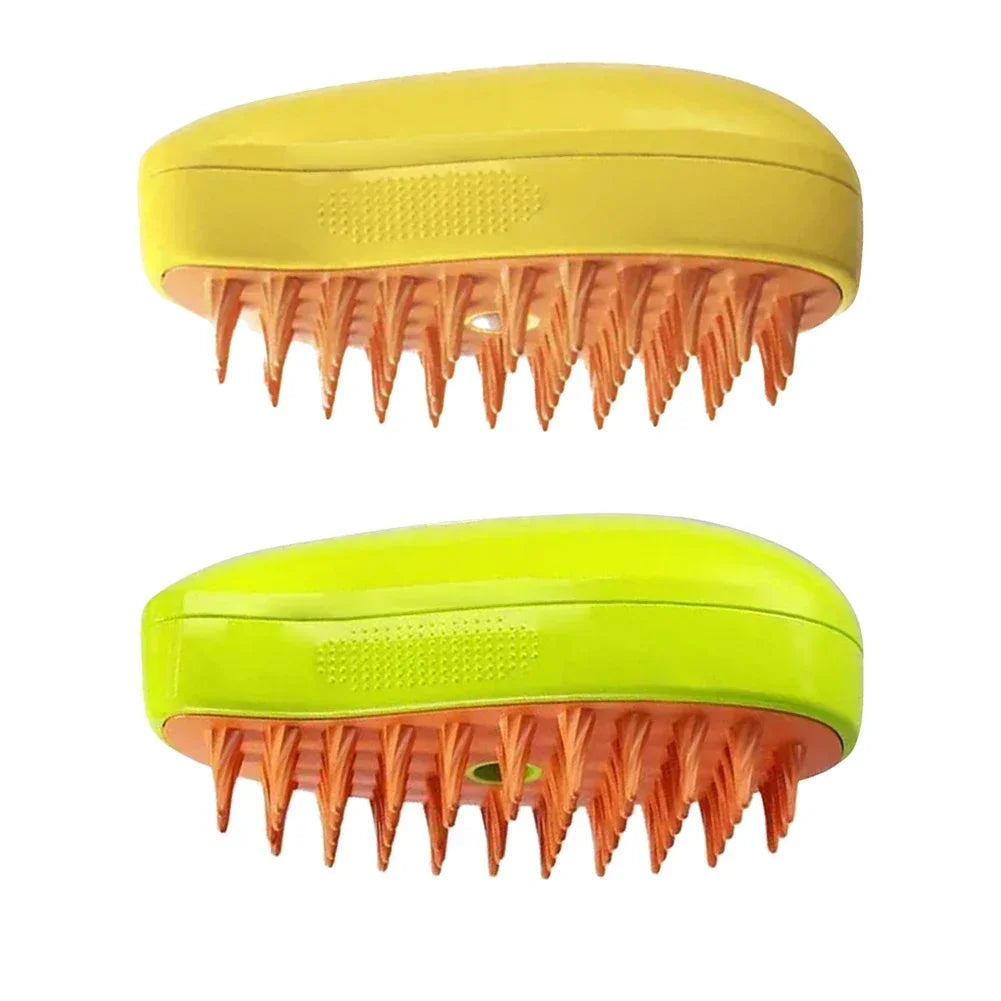 El Cepillo Vapor del Reino — Cepillo Vaporizador 3 en 1 para Perros y Gatos