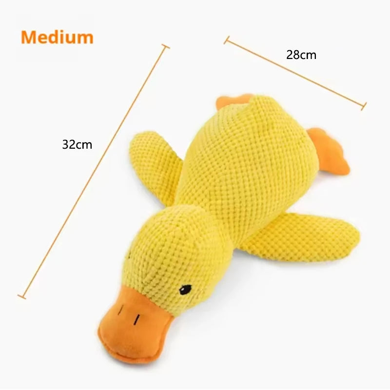 El Pato del Reino — Juguete de Peluche Interactivo para Perros 🦆⚔️