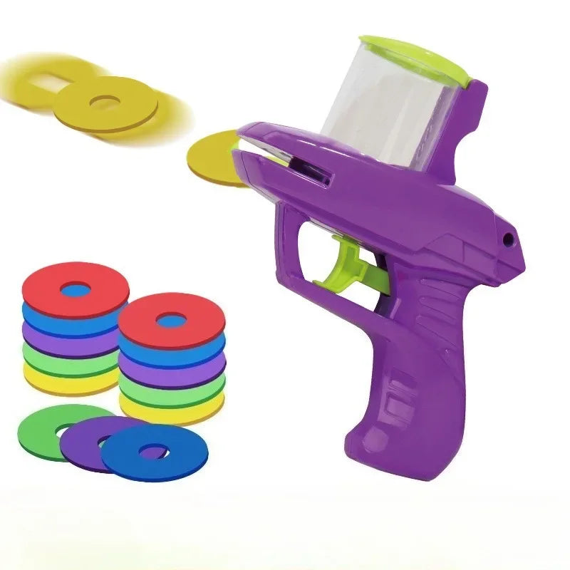 La Ballesta del Reino — Pistola Lanzadora de Frisbees Interactiva para Gatos y Perros