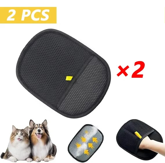 Guanteletes Purificadores del Reino — Guantes Quitapelos Reutilizables para Perros y Gatos