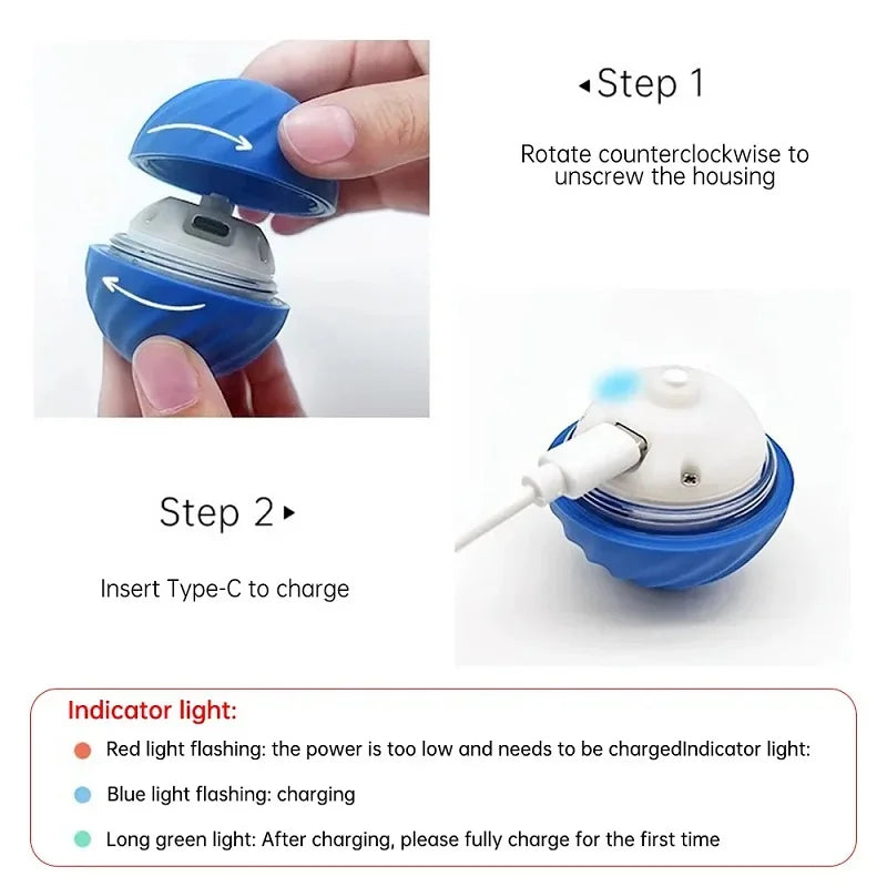 La Esfera Errante del Reino — Pelota Interactiva Automática para Perros