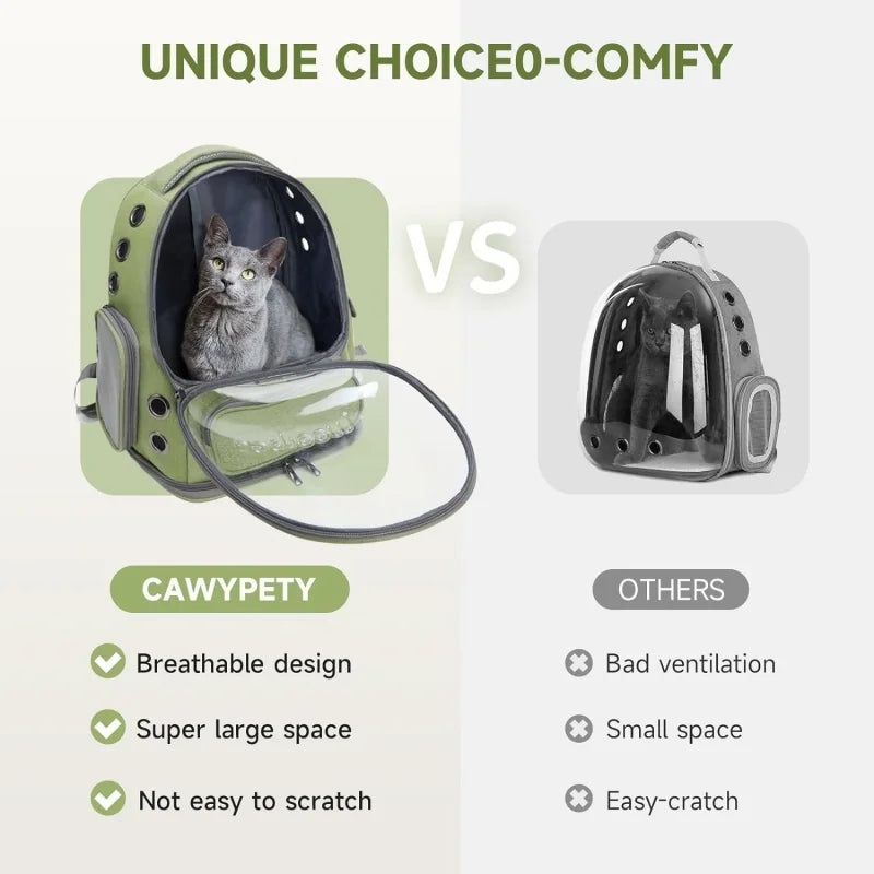 Mochila Transportín para Gatos — La Carroza Real de Su Majestad 👑