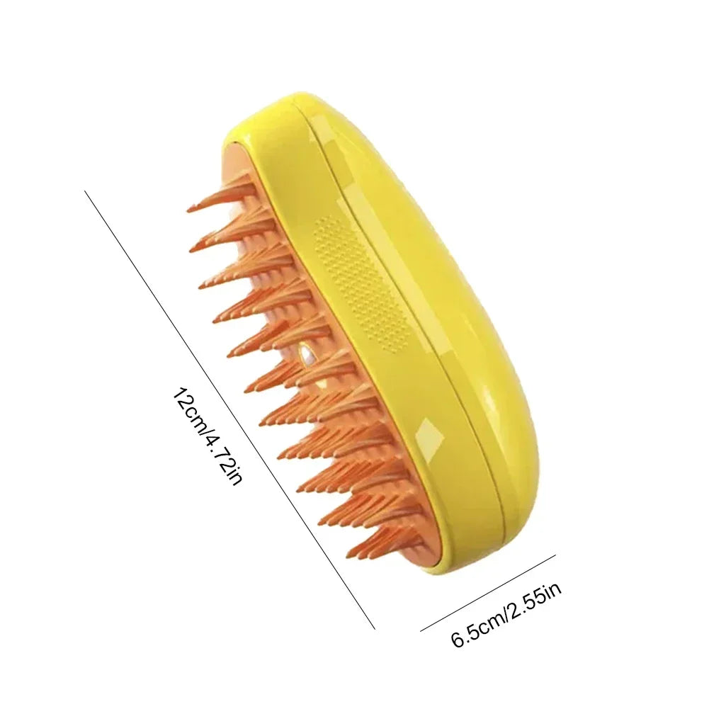 El Cepillo Vapor del Reino — Cepillo Vaporizador 3 en 1 para Perros y Gatos