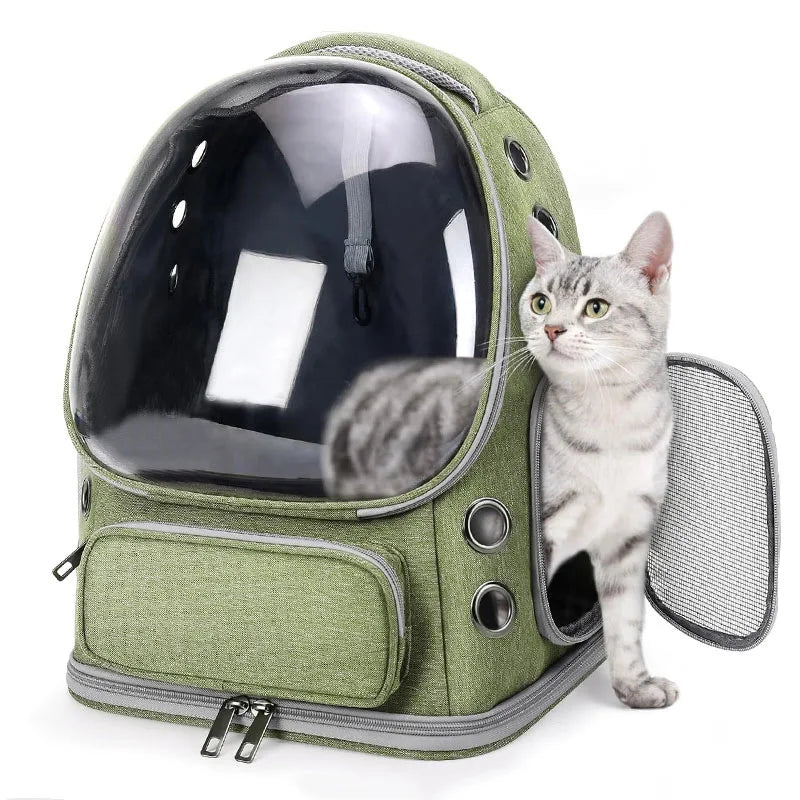 Mochila Transportín para Gatos — La Carroza Real de Su Majestad 👑