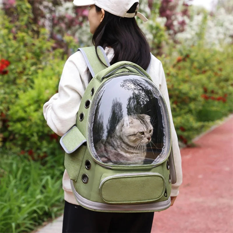 Mochila Transportín para Gatos — La Carroza Real de Su Majestad 👑